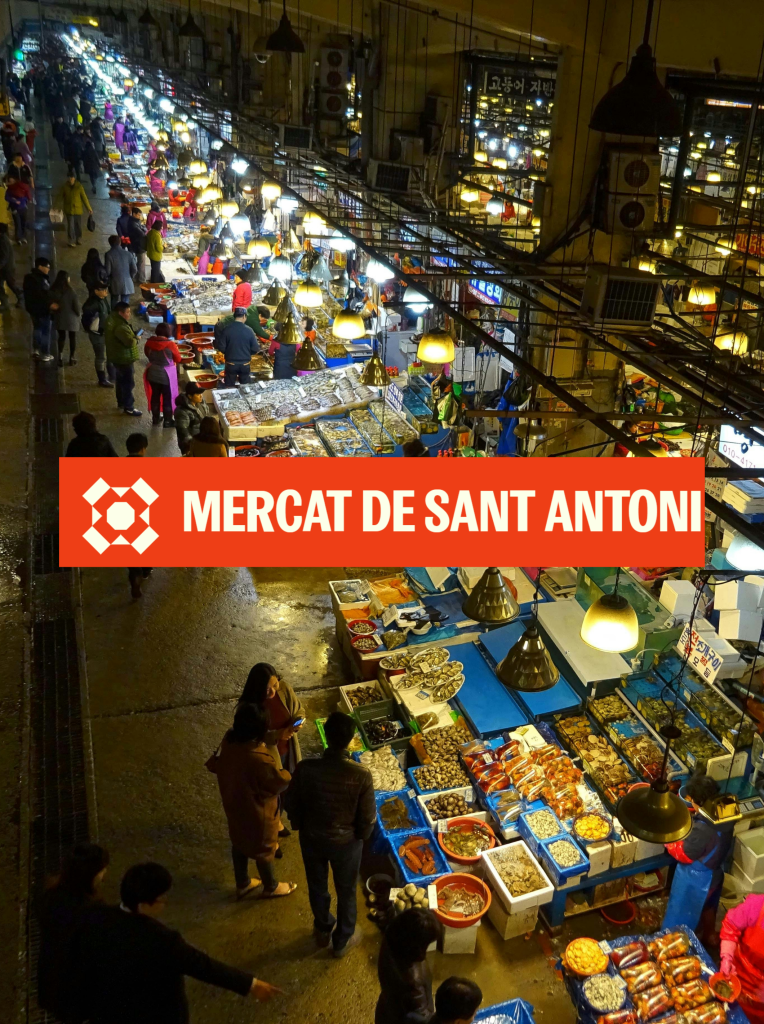 Le marché couvert de sant antoni