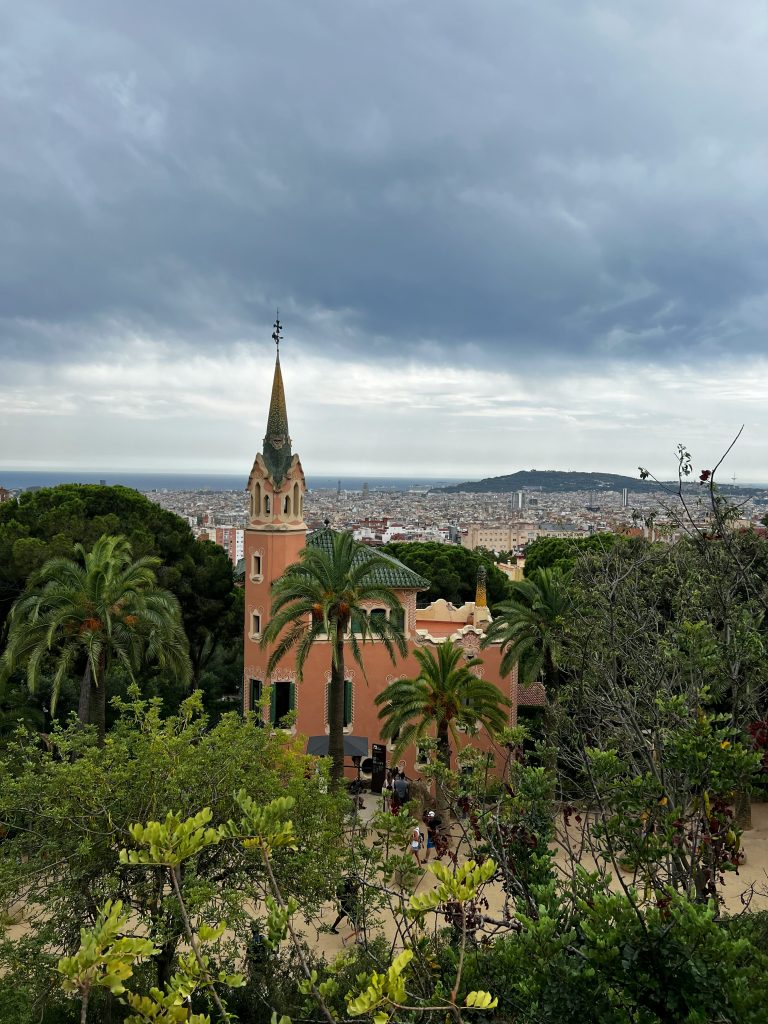 parc turo del putxet avec la vue sur la ville